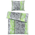 BETTWÄSCHE TIRANA Mikrofaser 140/200 cm  - Grün, KONVENTIONELL, Textil (140/200cm) - Boxxx