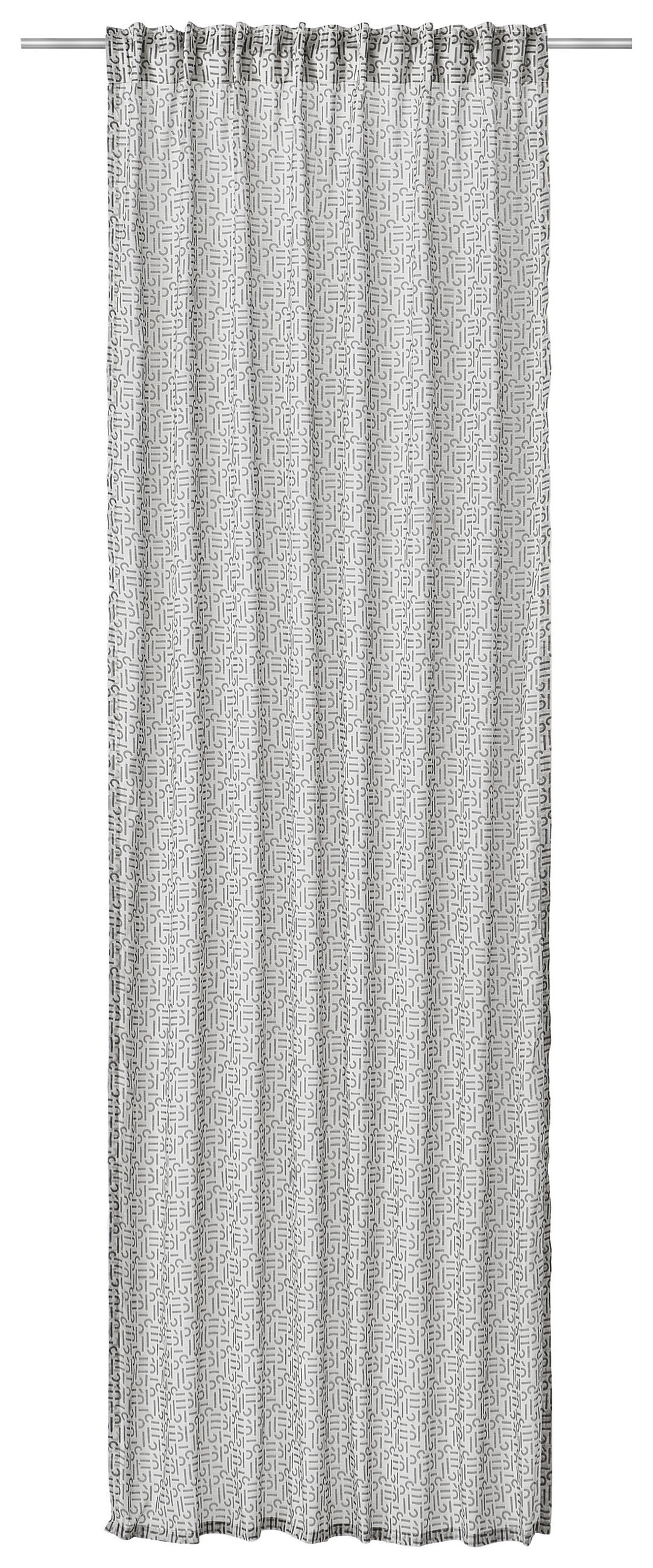 HOTOVÝ ZÁVES, priehľadné, 130/250 cm - sivá, Basics, textil (130/250cm) - Esprit