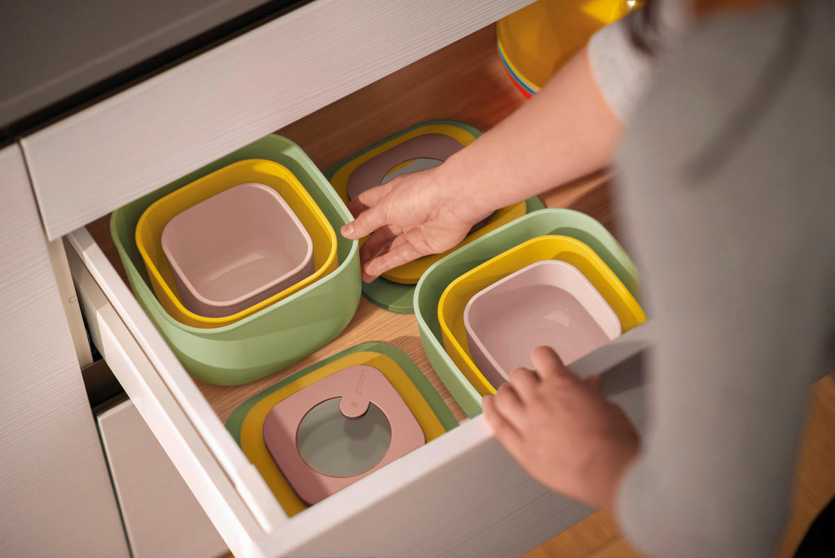 POSUDA ZA ČUVANJE NAMIRNICA  0,45 l  ECO STORE&MORE  - žuta, Basics, plastika (12,2/6,8cm) - GUZZINI