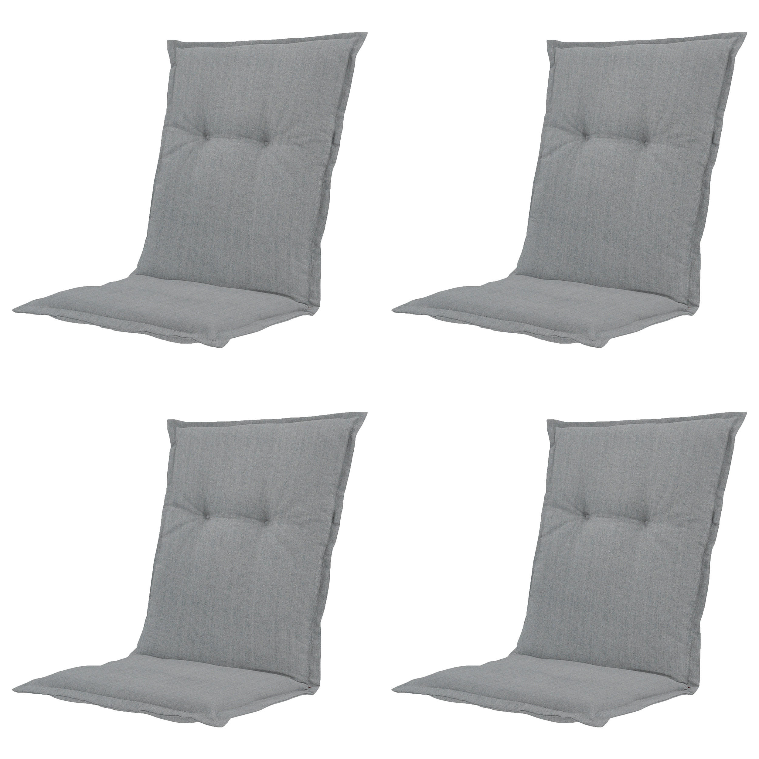 SESSELAUFLAGE in Grau  - Grau, MODERN, Textil (50/2/105cm) - Gardenson