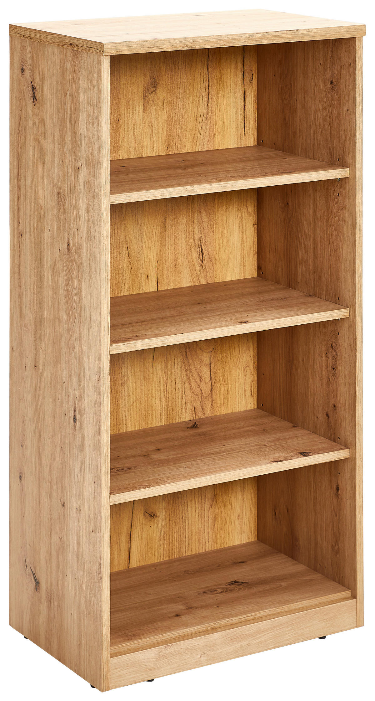 REGAL  55/110/36 cm Eiche Artisan  - Schwarz/Eiche Artisan, Basics, Holzwerkstoff (55/110/36cm) - Xora