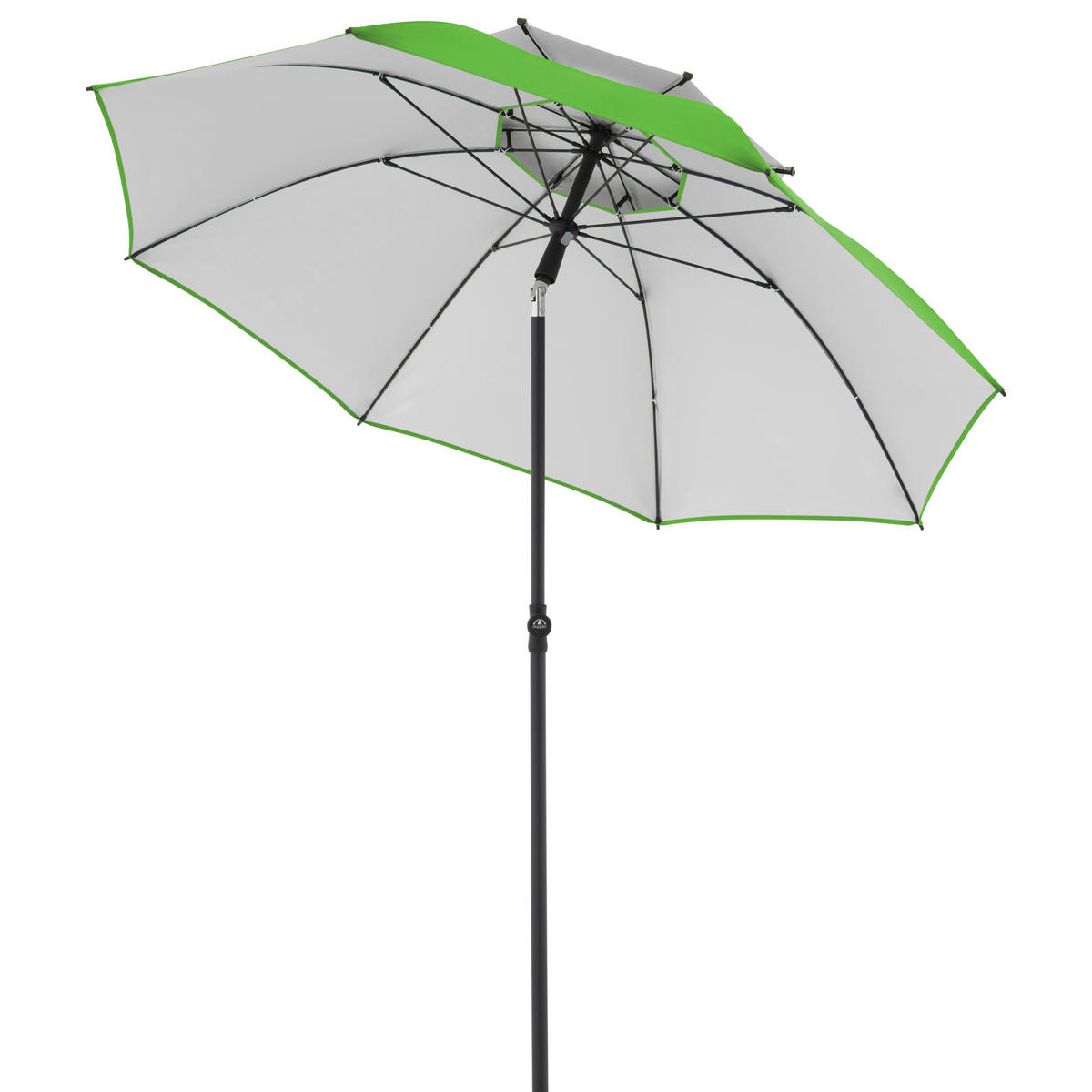 NAPERNYŐ  200/238 cm  - világoszöld/antracit, Konventionell, textil/fém (200/238cm)