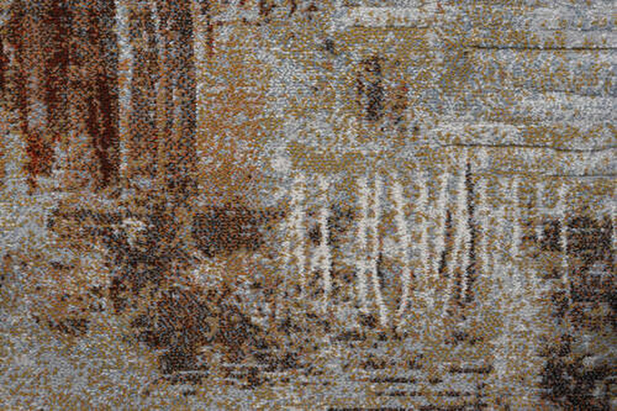 WEBTEPPICH 120/170 cm Argentum Braun, Grau, Terracotta  - Terracotta/Braun, KONVENTIONELL, Kunststoff/Textil (120/170cm)