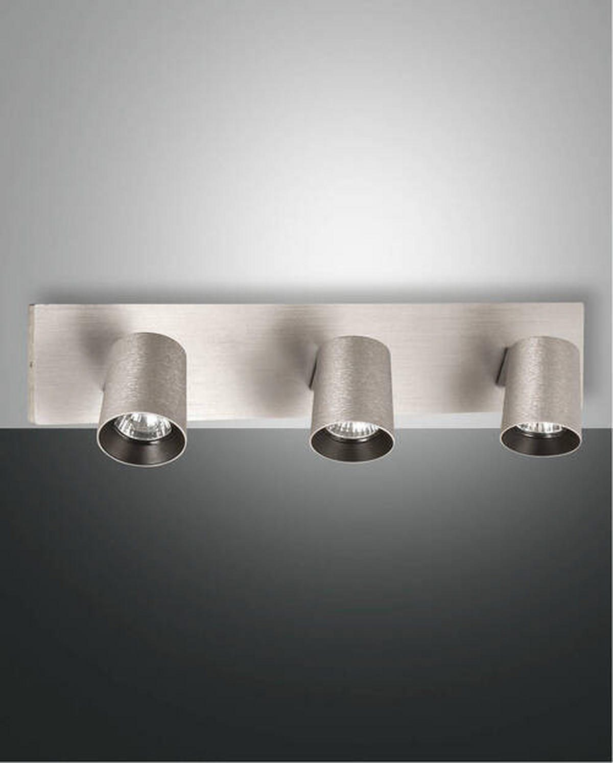 STRAHLER Modo 48/11/9 cm   - Alufarben, Basics, Metall (48/11/9cm) - Fabas Luce
