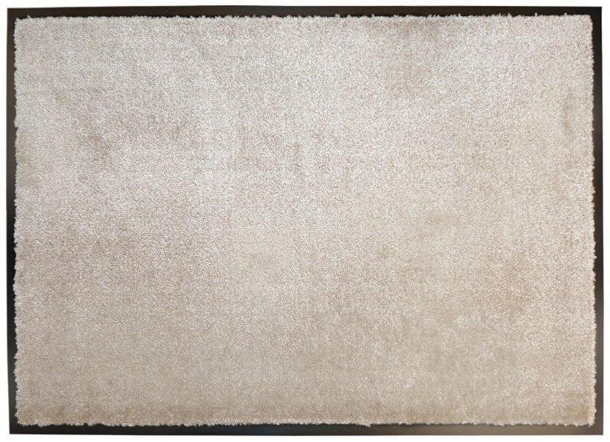 FUSSMATTE - Beige, Konventionell, Kunststoff/Textil (67/150cm) - Schöner Wohnen Teppi
