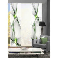 FLÄCHENVORHANG FRANKLIN, 3-TLG in Hellgrün  - Hellgrün, Basics, Textil (60/245cm)