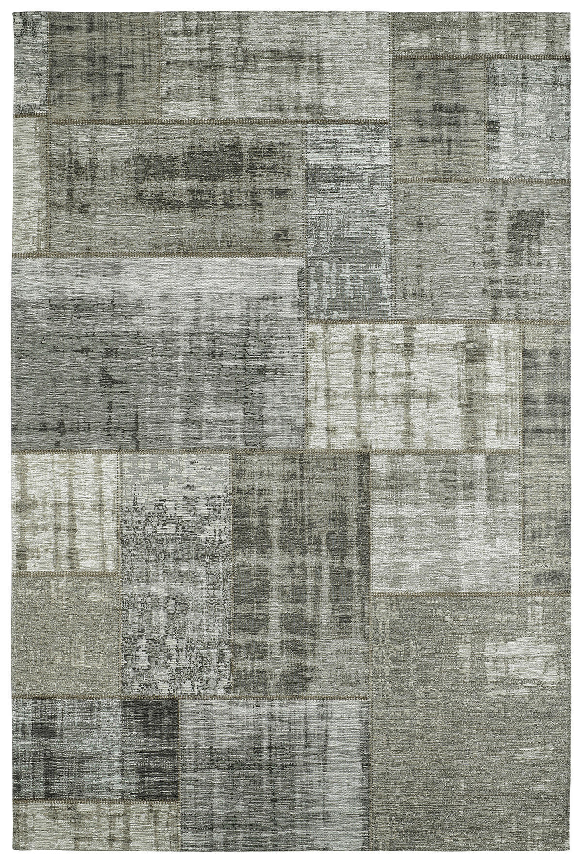 COVOR CU ȚESĂTURĂ PLATĂ My Gent  - argintiu, Design, textil (155/230cm) - Novel