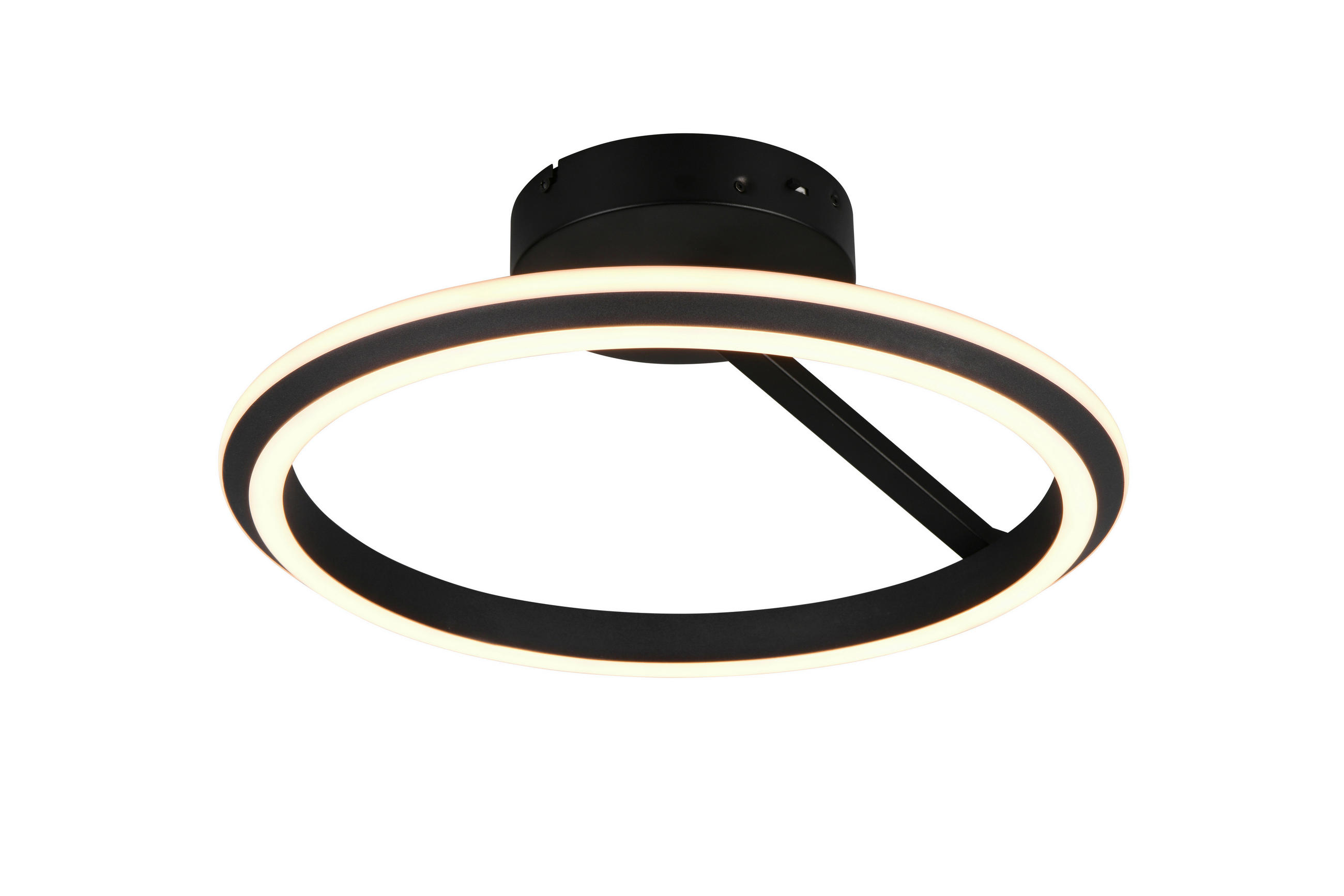 PLAFONIERĂ CU LED - negru, Basics, metal (45,0cm)