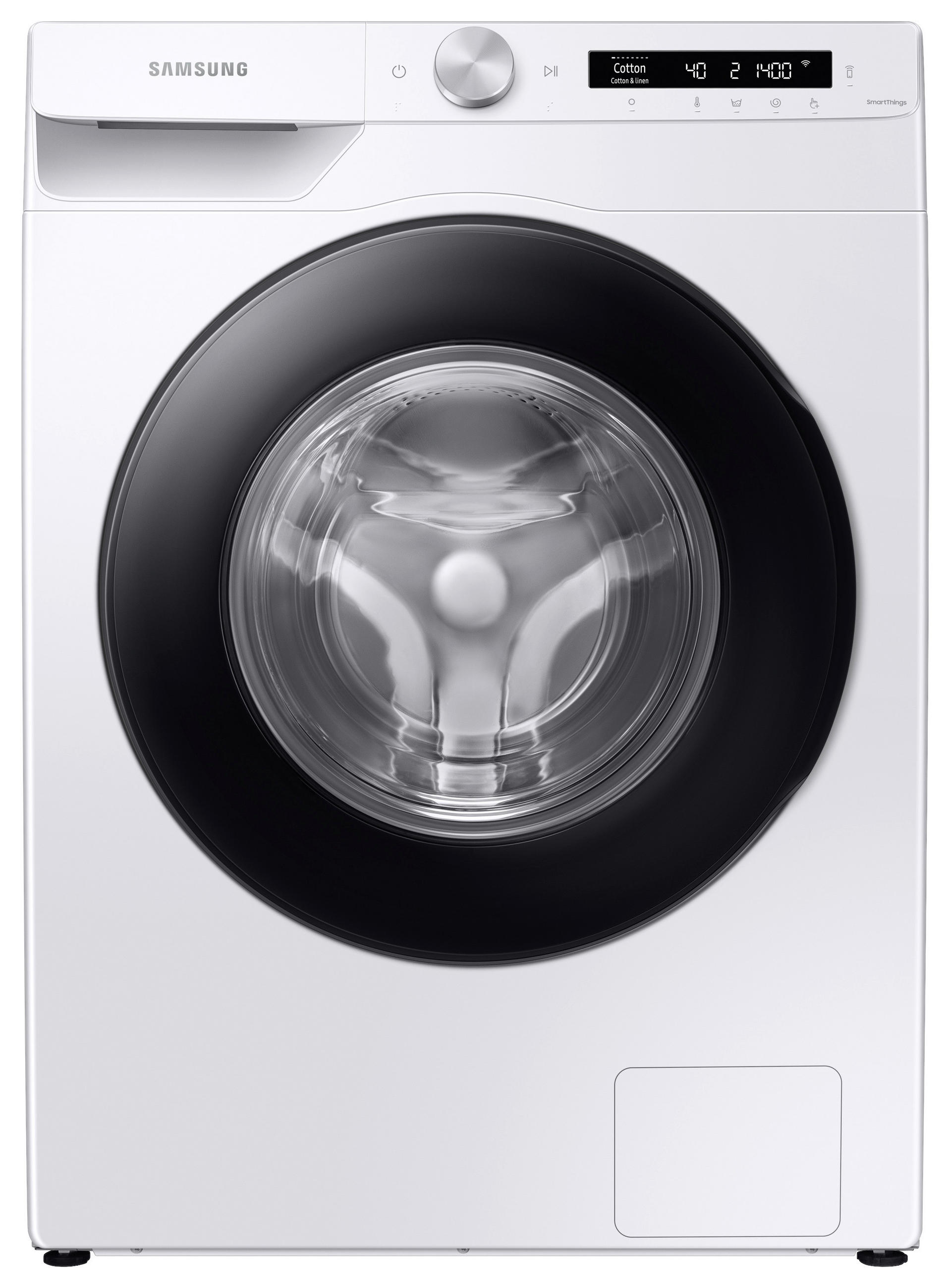 WASCHMASCHINE WW90T504AAWCS2   - Weiß, Basics, Glas/Kunststoff (60/85/55cm) - Samsung