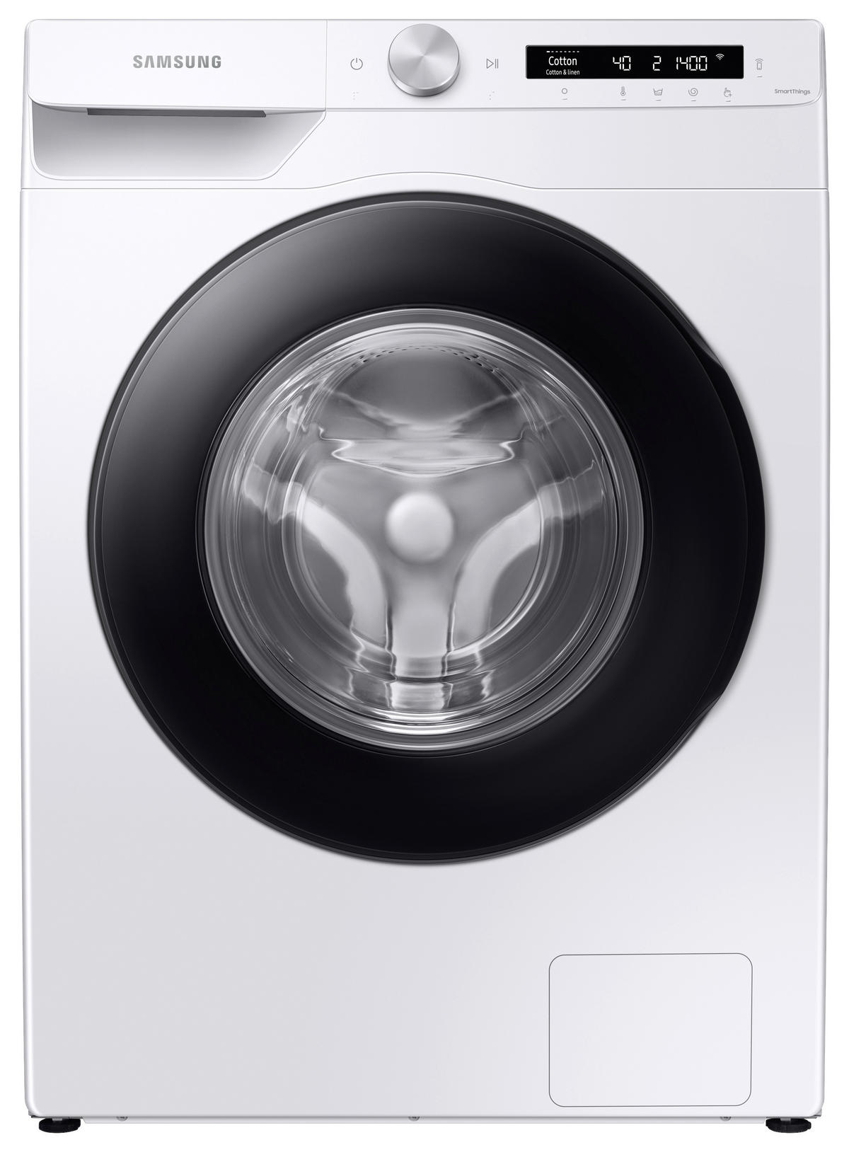WASCHMASCHINE WW90T504AAWCS2   - Weiß, Basics, Glas/Kunststoff (60/85/55cm) - Samsung