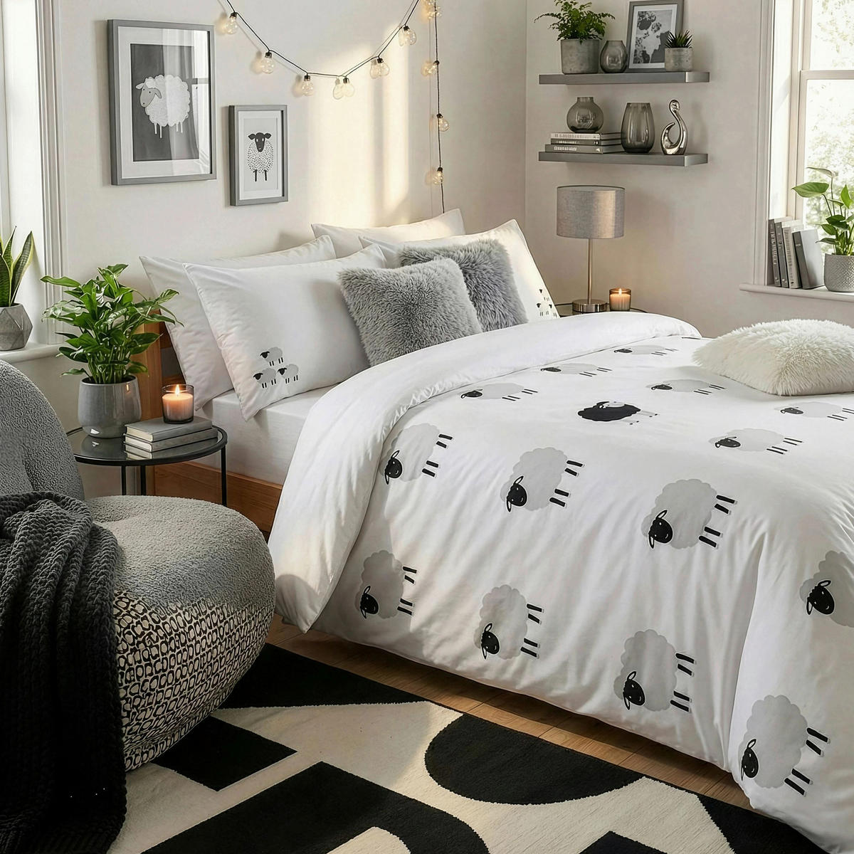 BETTWÄSCHE 155/220 cm  - Weiß, Basics, Textil (155/220cm)