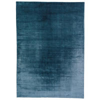 HANDWEBTEPPICH 140/200 cm Aura Blau  - Blau, KONVENTIONELL, Textil (140/200cm) - Schöner Wohnen