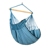 ZÁVĚSNÉ KŘESLO  - modrá/tmavě modrá, Konvenční, dřevo/textil (110/180/115cm) - La Siesta