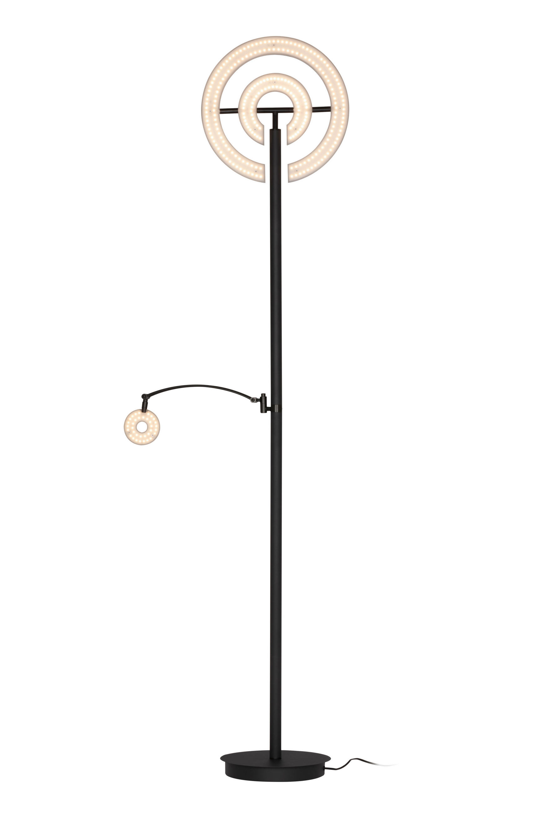 LED-DECKENFLUTER Plano 40/180 cm  - Schwarz, KONVENTIONELL, Kunststoff/Metall (40/180cm) - Dieter Knoll