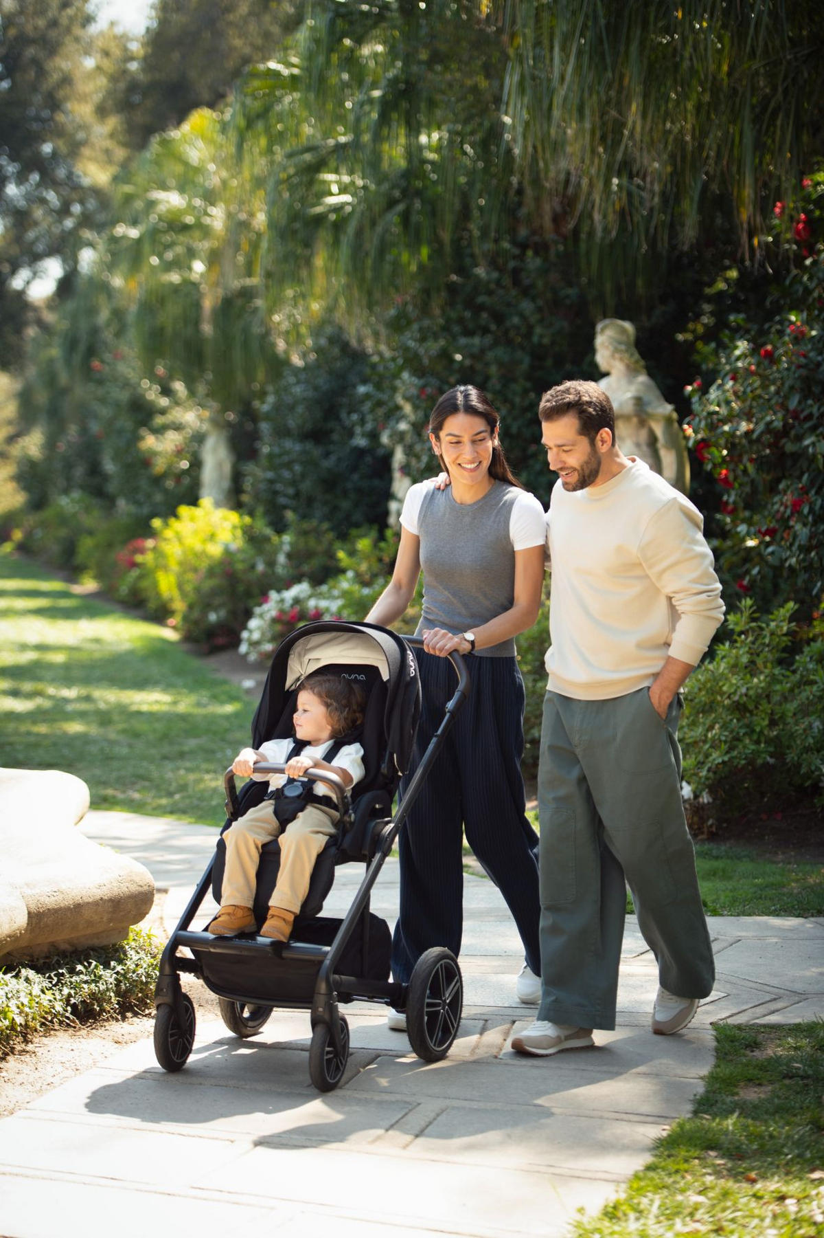 KOMBIKINDERWAGEN  Mixx Next  Caviar  - Schwarz, Basics, Textil/Metall (60/110/82cm) - Nuna