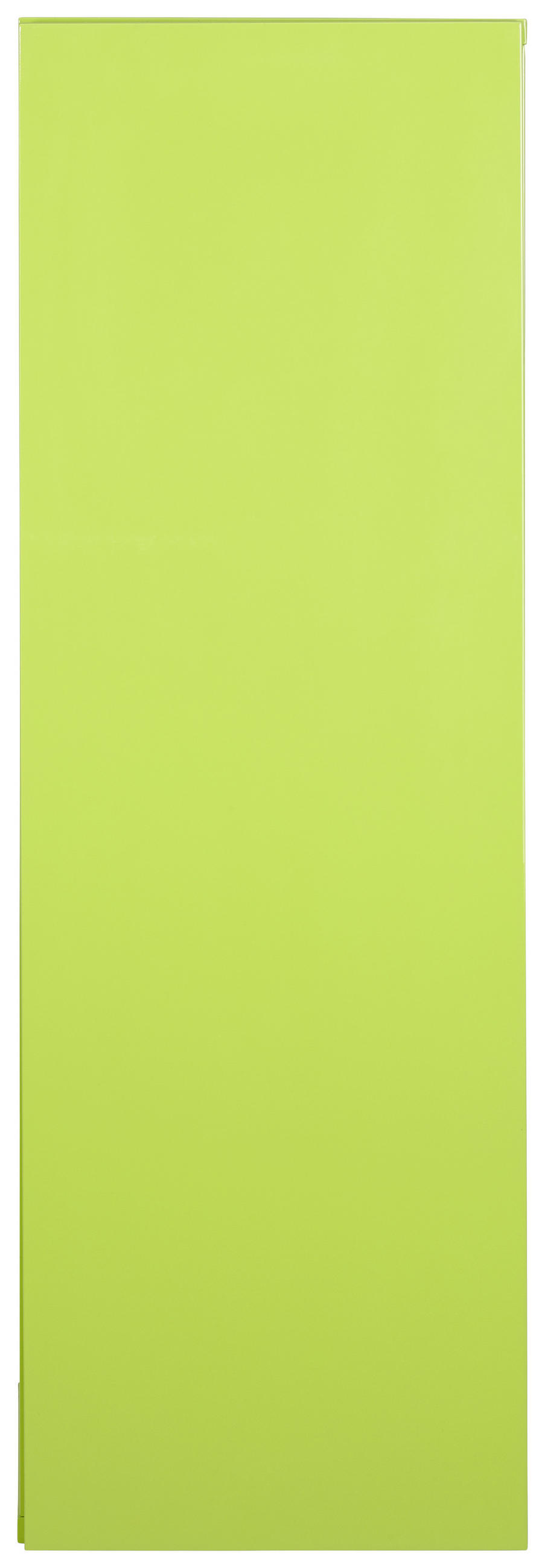 VÄGGHÄNGT SKÅP  - ljusgrön, Design, trämaterial (90/30/34cm)