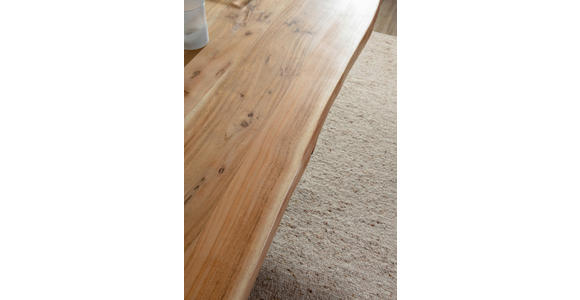 TISCHPLATTE      - Akaziefarben, Design, Holz (220/100/5cm) - Landscape