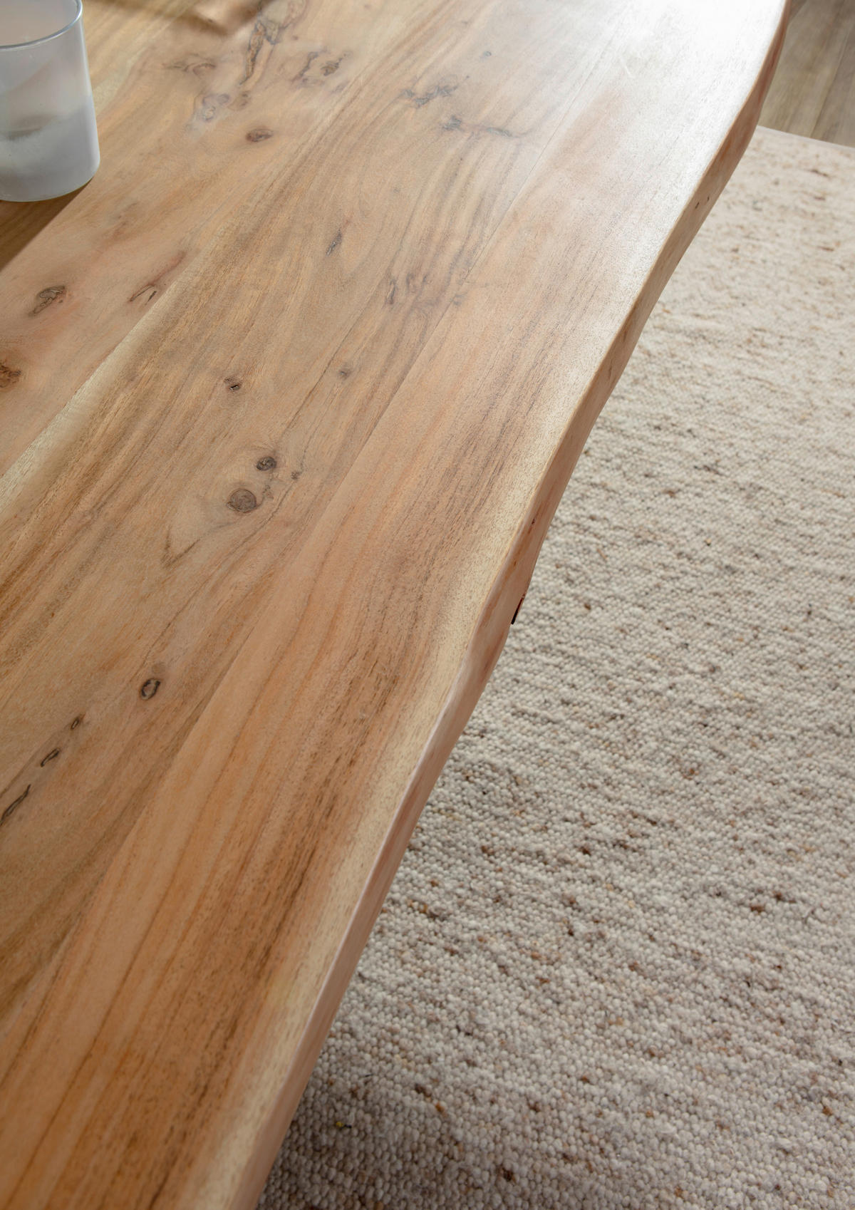 PLOČA STOLA  boja akacije   - boja akacije, Dizajnerski, drvo (220/100/50cm) - Landscape