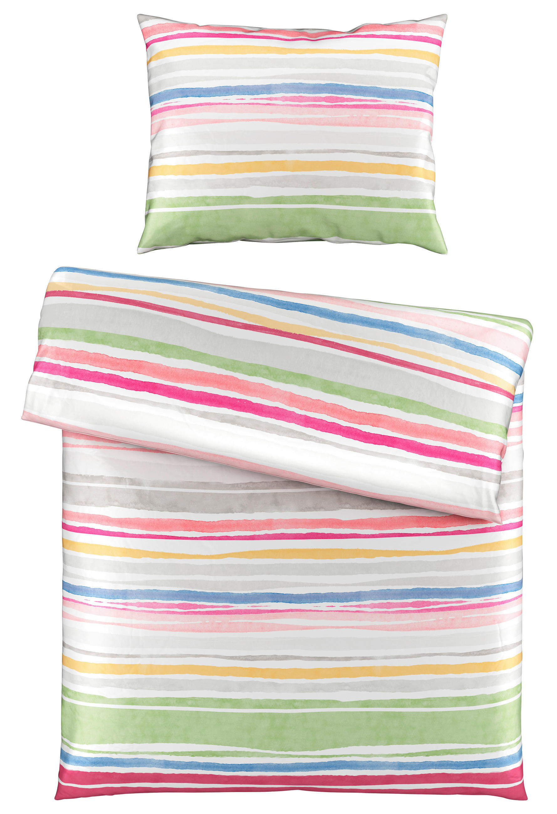 POSTELJNINA LULU 140/200 cm saten večbarvno  - večbarvno, Konvencionalno, tekstil (140/200cm) - Esposa