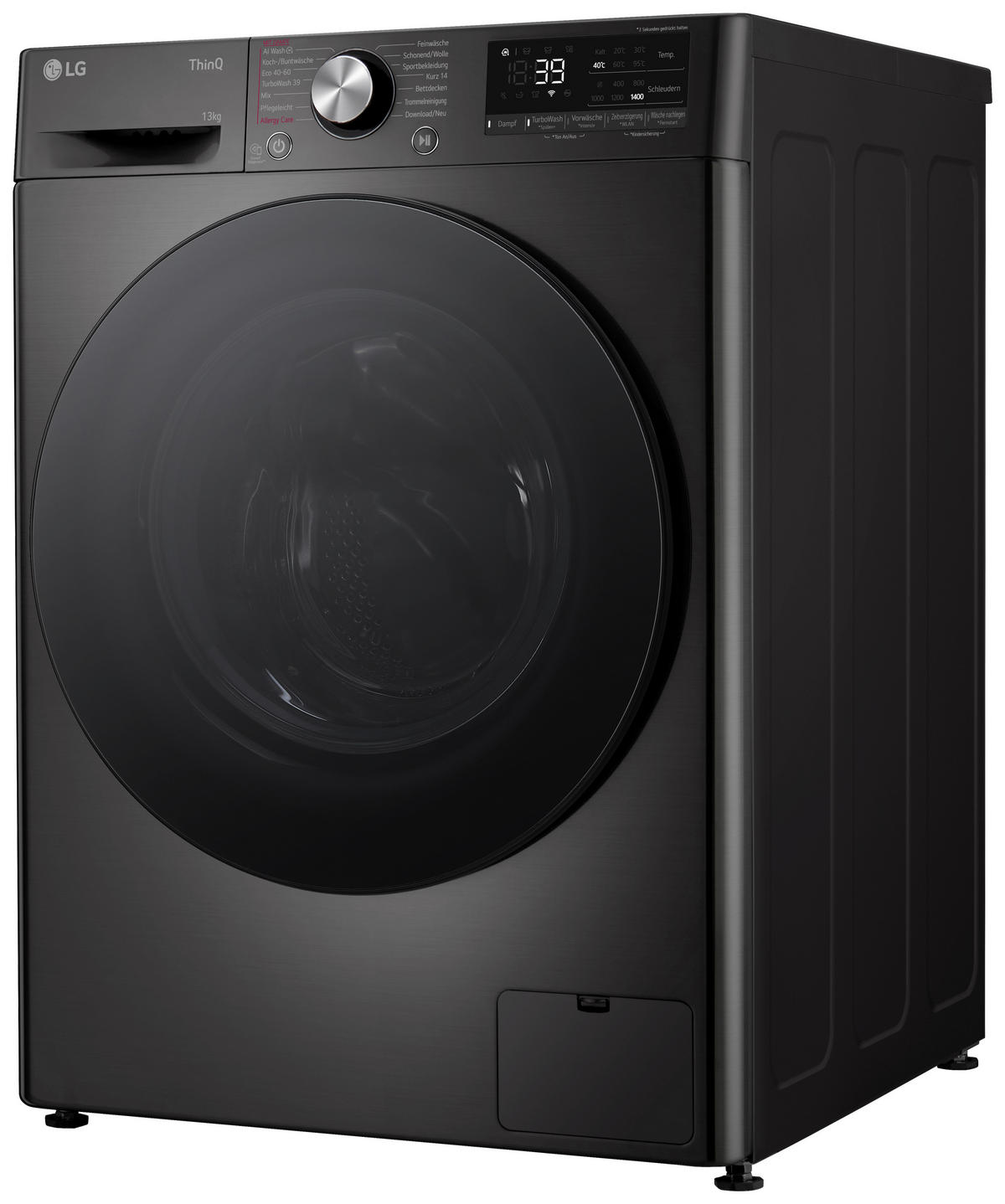 WASCHMASCHINE F4WR703YB   - Schwarz, Basics, Glas/Kunststoff (60/85/61,5cm) - LG