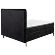 BOXSPRINGBETT 140/200 cm  in Schwarz  - Schwarz, Design, Textil/Metall (140/200cm) - Esposa