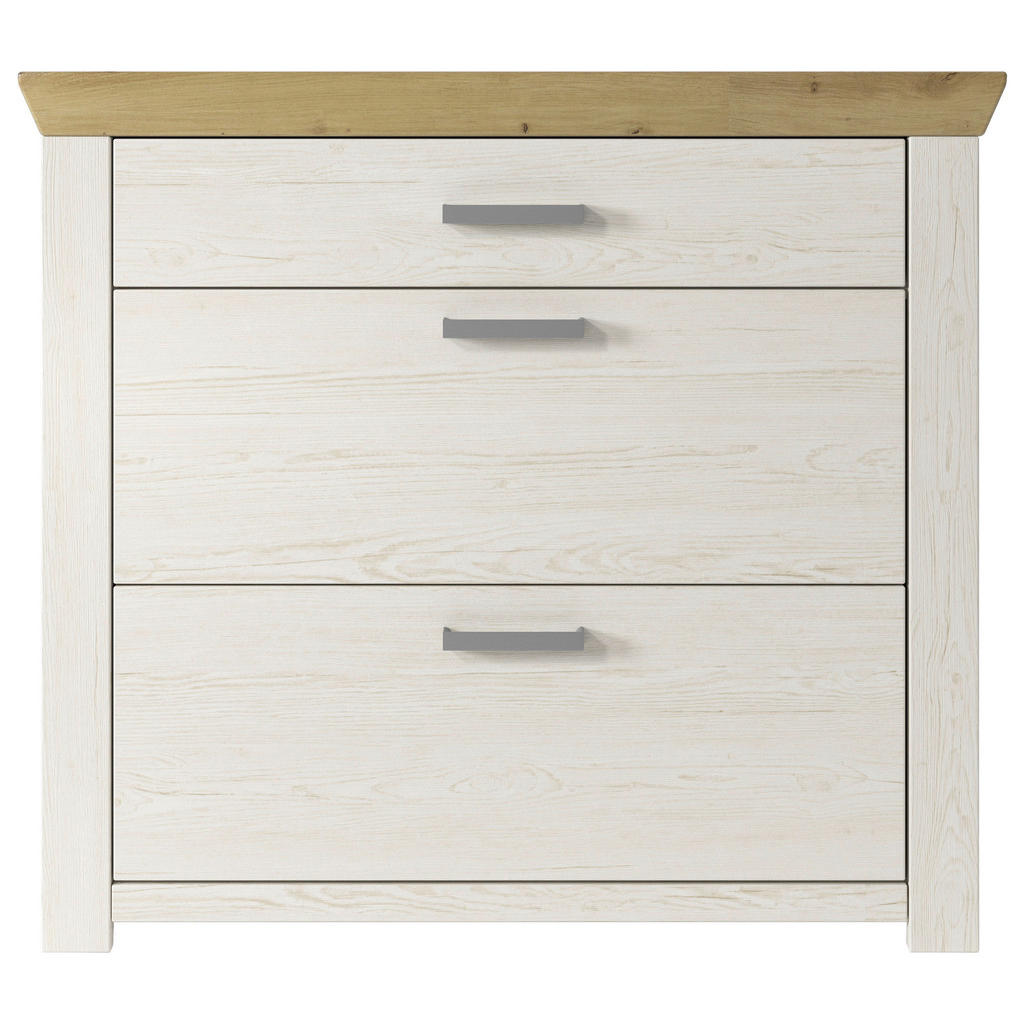 Thumbnail - SetOne by Musterring Schuhschrank, Eiche, Pinien, Holzwerkstoff, 2 Fächer, 1 Schubladen, 105x93.4x42.2 cm, Typenauswahl,...