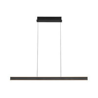LED-HÄNGELEUCHTE Kent 118/10/170 cm   - Schwarz, Design, Kunststoff/Metall (118/10/170cm) - Dieter Knoll