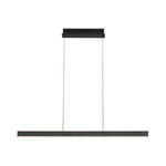 LED-HÄNGELEUCHTE Kent 118/10/170 cm   - Schwarz, Design, Kunststoff/Metall (118/10/170cm) - Dieter Knoll