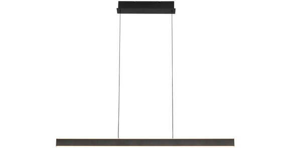 LED-HÄNGELEUCHTE Kent 118/10/170 cm   - Schwarz, Design, Kunststoff/Metall (118/10/170cm) - Dieter Knoll