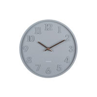 WANDUHR Calma Dunkelgrau  - Dunkelgrau, Basics, Kunststoff (30cm) - Karlsson