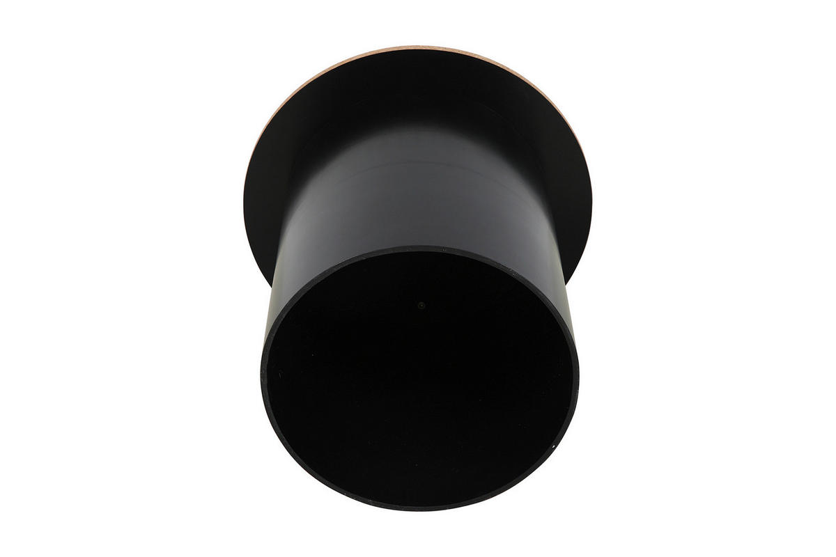 BEISTELLTISCHSET Pinie, Kork rund Naturfarben, Schwarz  - Schwarz/Naturfarben, Design, Holz/Holzwerkstoff (50-40/50-40/45-38cm) - Livetastic