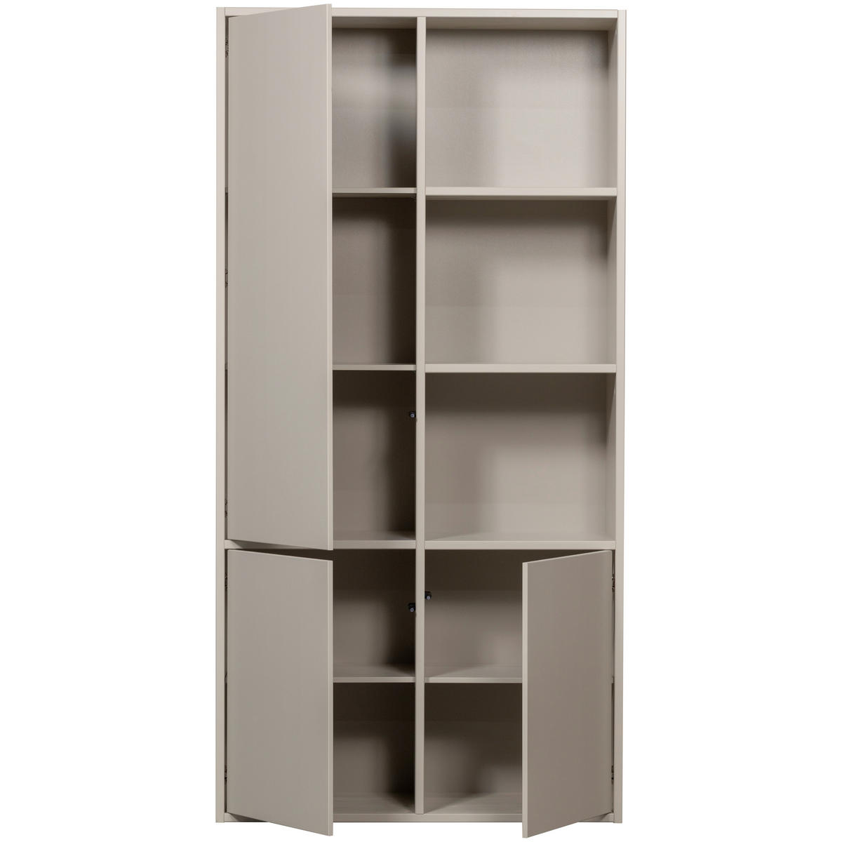 MEHRZWECKSCHRANK 108/215/40 cm  in Grau  - Grau, Design, Holz (108/215/40cm) - Livetastic