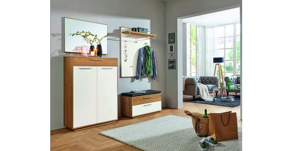 GARDEROBE 5-teilig in 185/195/40 cm - Eichefarben/Anthrazit, Design, Holz/Holzwerkstoff (185/195/40cm) - Novel
