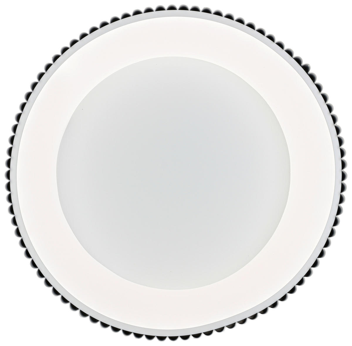 DECKENLEUCHTE  47/12,5 cm    - Weiß, Design, Kunststoff/Metall (47/12,5cm) - Collet's Monde