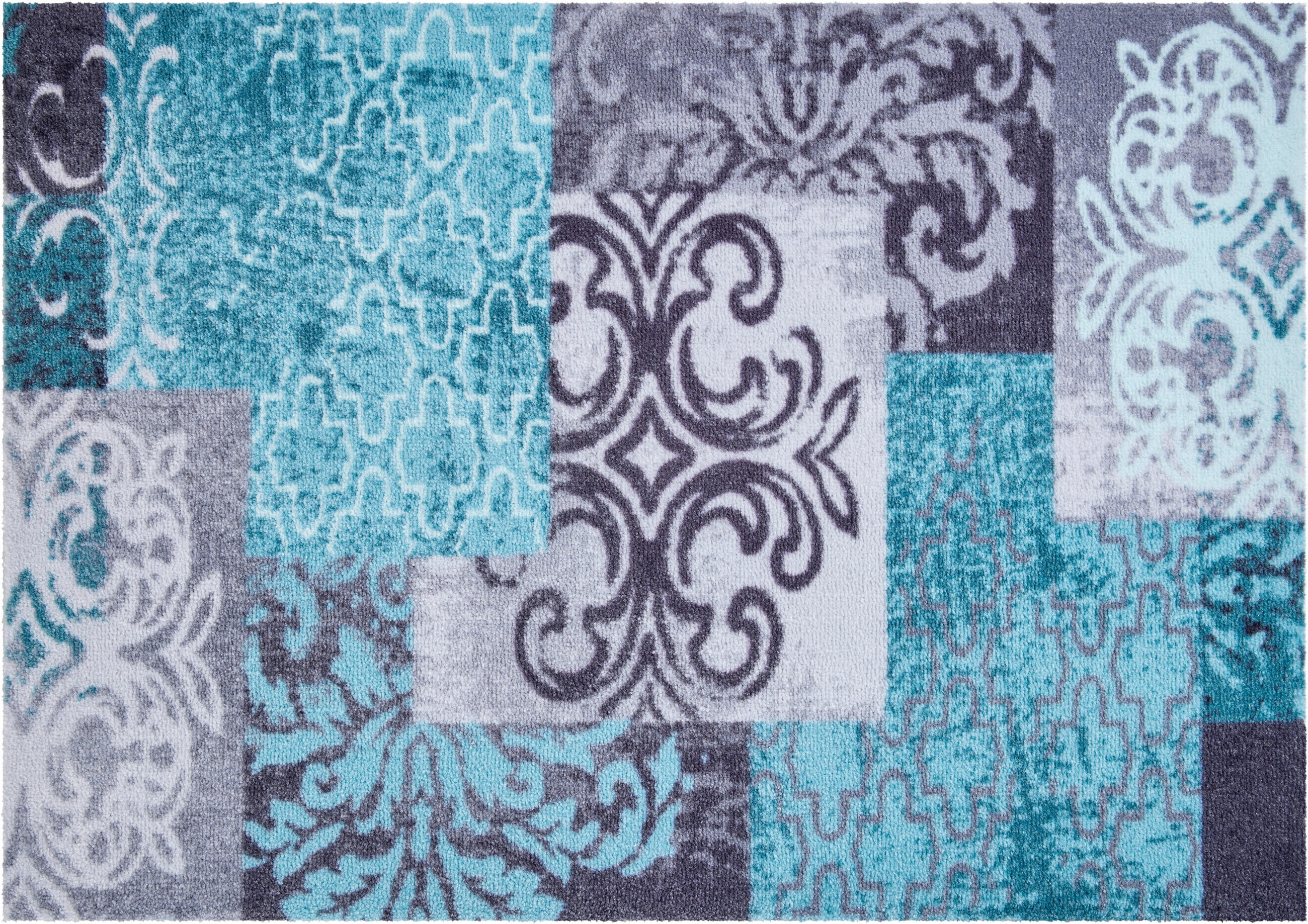 FUßMATTE 40/60 cm Pago  - Anthrazit/Hellgrau, LIFESTYLE, Kunststoff/Textil (40/60cm) - Grund