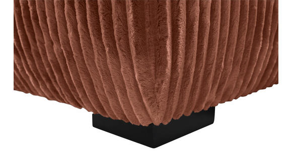 ECKSOFA Bronzefarben Cord - Schwarz/Bronzefarben, MODERN, Holz/Textil (322/208cm) - Carryhome