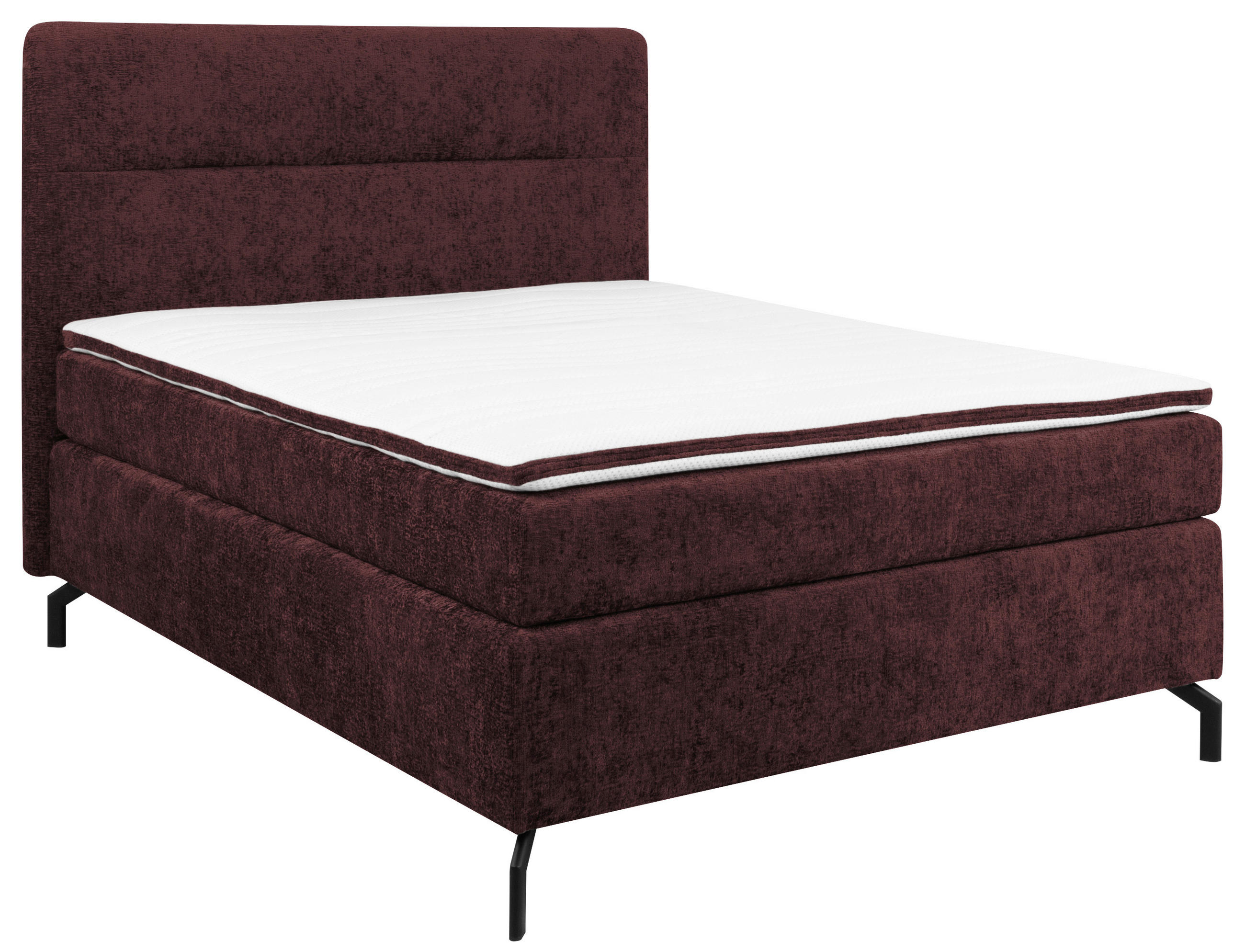 Esposa Boxspringbett Dunkelrot 140x200 cm