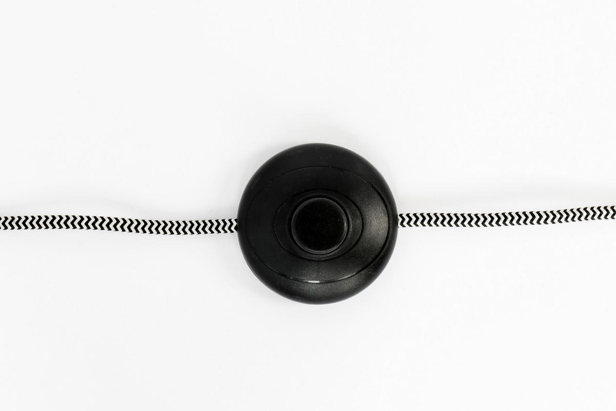 BOGENLEUCHTE 50/168/210 cm    - Schwarz, Design, Kunststoff/Textil (50/168/210cm) - Zuiver