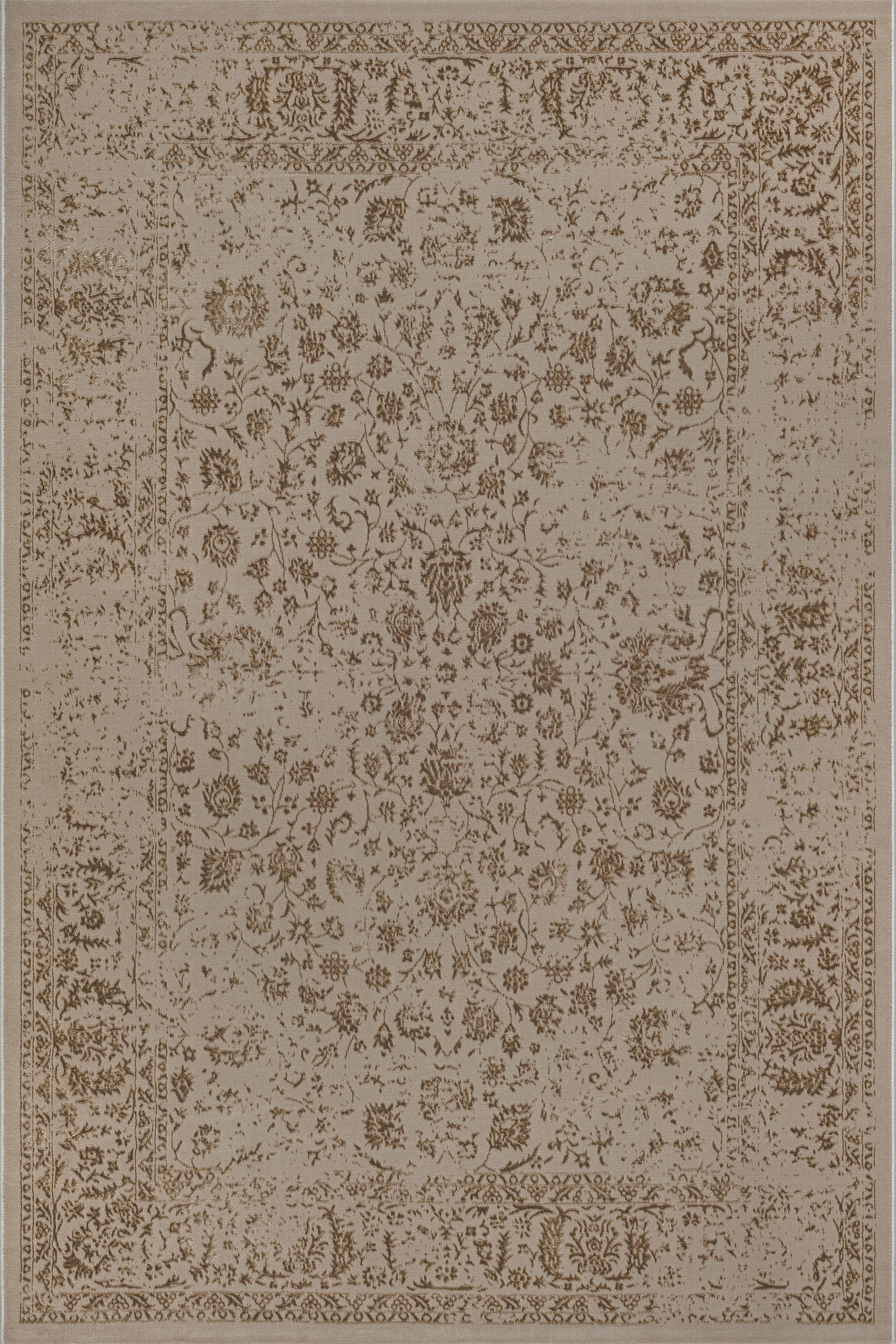 WEBTEPPICH  Wohnzimmer 140/200 cm Creation Beige rechteckig  - Beige, Basics, Textil (140/200cm) - Novel