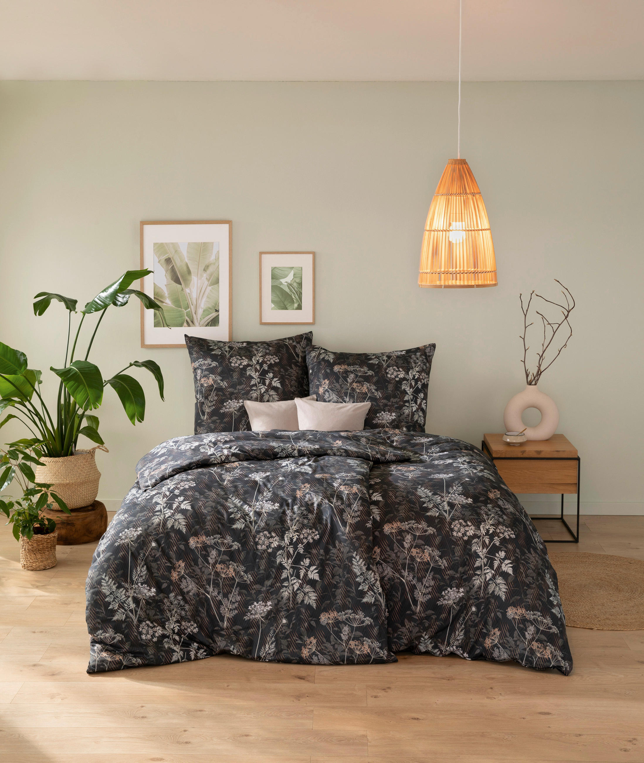 BETTWÄSCHE 135/200 cm Atelier Interlock-Jersey  - Dunkelblau, Design, Textil (135/200cm) - Estella