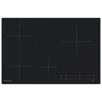 INDUKTIONSKOCHFELD DKEI8470IM  - Schwarz, Basics, Glas/Metall (77,7/4,9/51cm) - Dieter Knoll