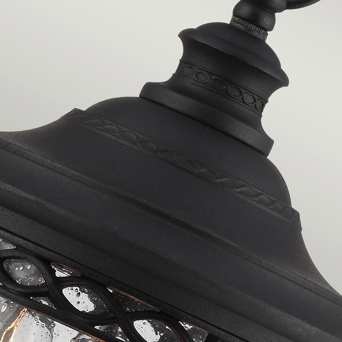 AUSSENHÄNGELEUCHTE - Schwarz, Basics, Glas/Metall (21.6/58cm) - Elstead Lighting