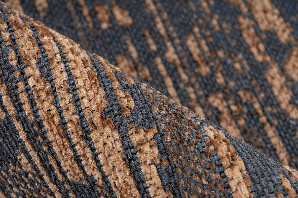 FLATVÄVD MATTA 120/170 cm Kalea  - gul, Basics, textil (120/170cm) - Kayoom