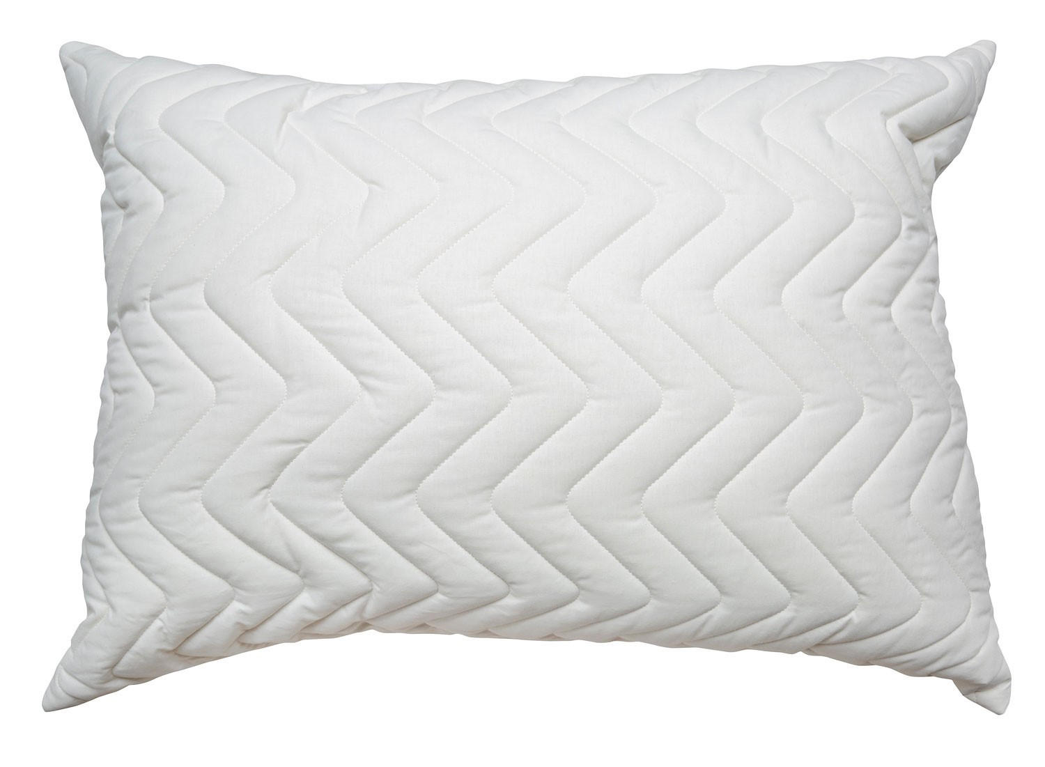 VZGLAVNIK LINO  - bela, Basics, tekstil/naravni materiali (60/80cm) - Sleeptex