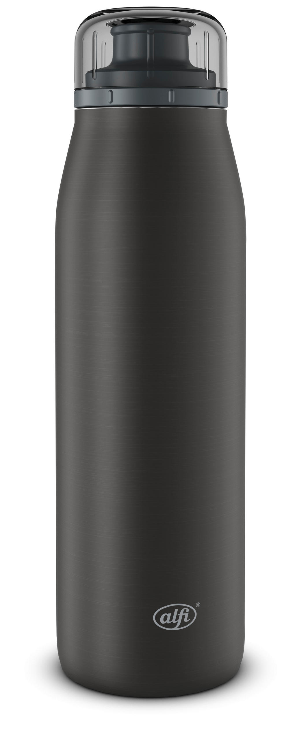 ISOLIERFLASCHE ISO Bottle 0,35 L  - Schwarz, Design, Metall (0,50l) - Alfi