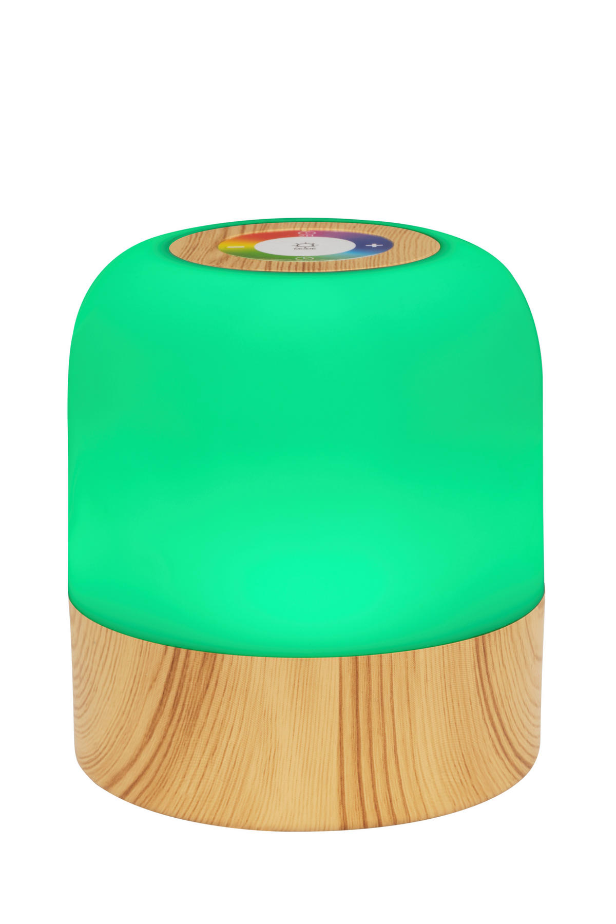 AKKU-TISCHLEUCHTE 7/8 cm   - Eschefarben/Weiß, LIFESTYLE, Kunststoff (7/8cm) - Novel