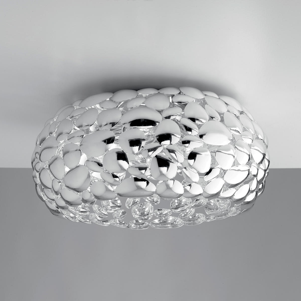 DECKENLEUCHTE Luce Ambiente e Design 48/21 cm   - Chromfarben, LIFESTYLE, Metall (48/21cm)