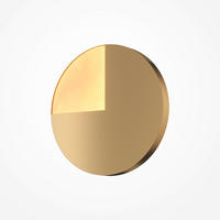WANDLEUCHTE Modern 38,1/3,8 cm   - Messingfarben, Trend, Metall (38,1/3,8cm) - MAYTONI