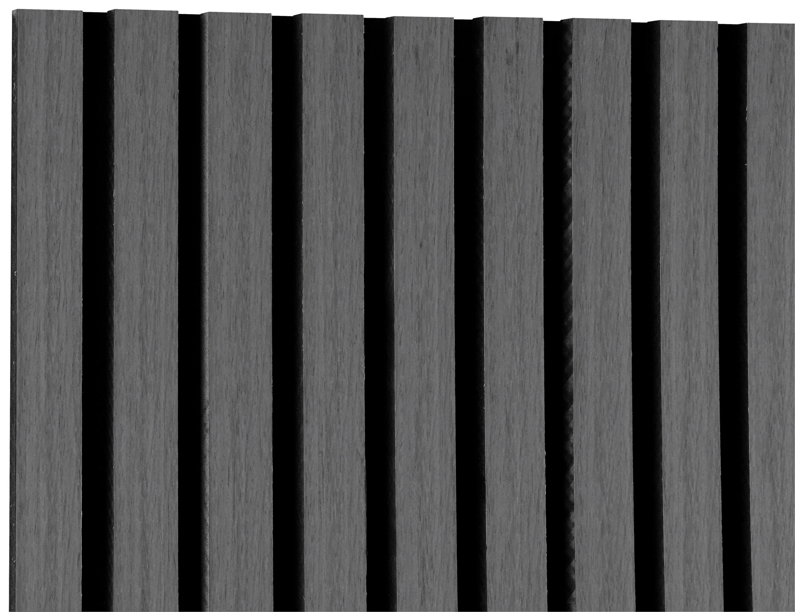 GARDEROBENPANEEL  in 50/125/7 cm  - Schwarz/Grau, MODERN, Holzwerkstoff/Textil (50/125/7cm) - Xora