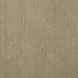 HOCKER in Textil Taupe  - Taupe/Schwarz, Design, Kunststoff/Textil (43/50/43cm) - Novel